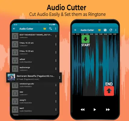 CUT & CROP Video Cutter, MP3 android App screenshot 2